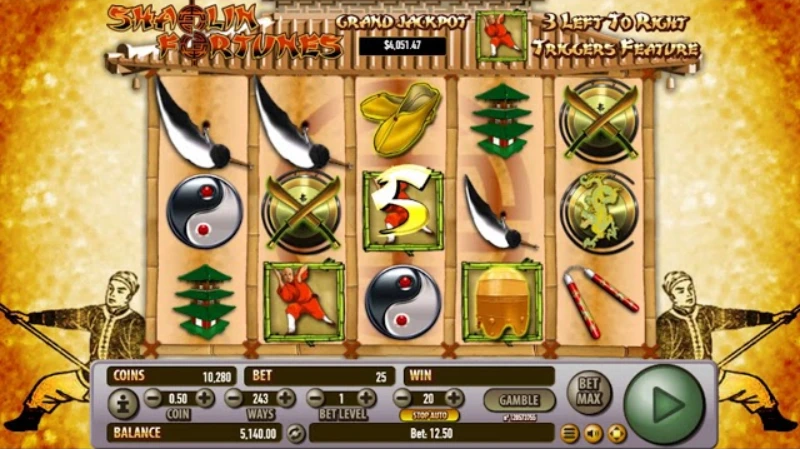 Spesifikasi Teknis Shaolin Fortunes - BC Game