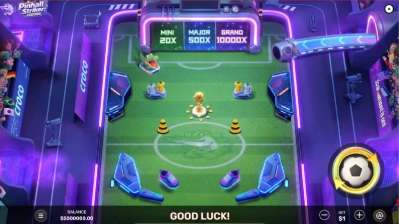 Gambaran Gameplay Pinball Striker 20000x