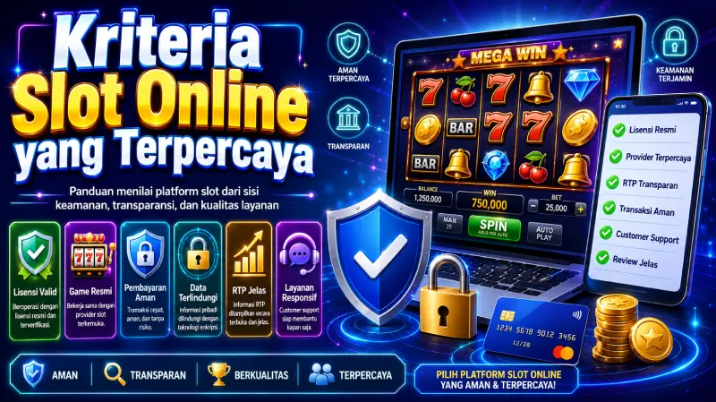 Kriteria Slot Online yang Terpercaya