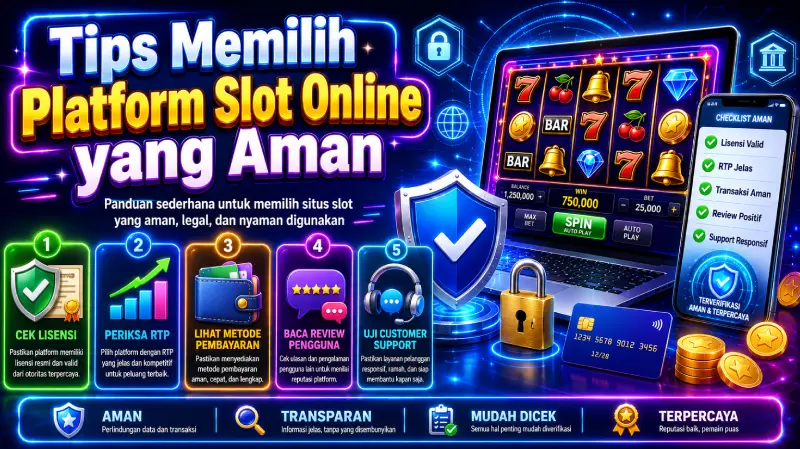 Tips Memilih Platform Slot Online yang Aman
